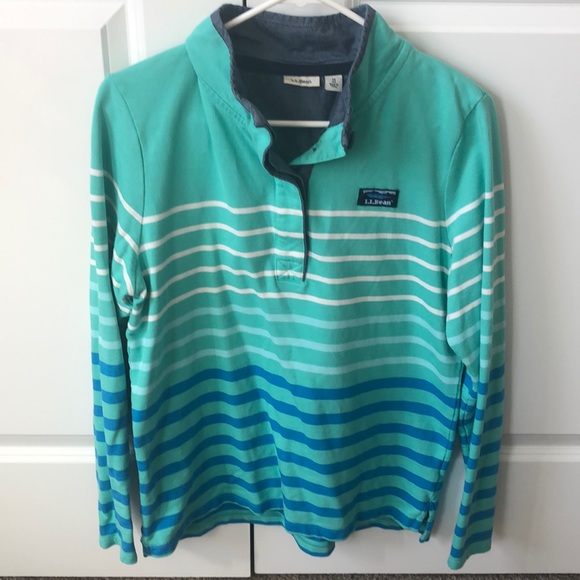 L.L. Bean Tops - LLBean women rugby shirt